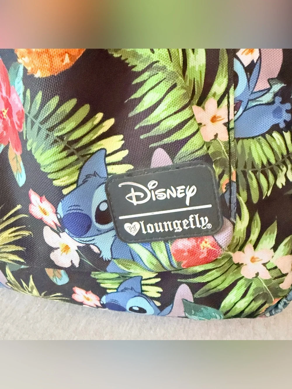 Disney loungefly stitch all over print school backpack
